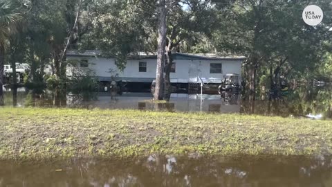 Idalia aftermath shows downed power lines, flooding and damaged homes | USA TODAY