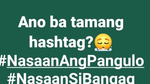 ANO BA ANG TAMANG HASHTAG