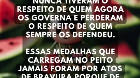 Carta da nação brasileira aos militares melancias 🍉 covardes...