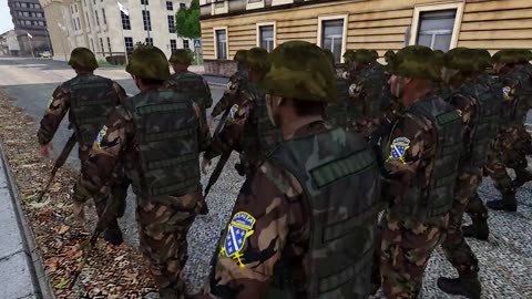 UKRAINIAN ARMY HELL MARCH! The Best Military Parade Animation _ ARMA 3 Gameplay