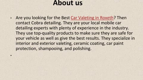 Best Car Valeting in Roxeth.