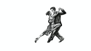 Argentine Tango art (No. 307)