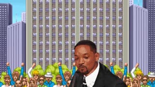 Will Smith VS Chriss Rock Street Fighter II intro Oscar Fighter -