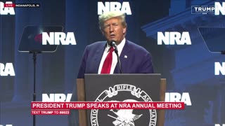 4/14/23 President Donald Trump speaks at the NRA Annual Meeting 🔫 April 2023 link to full speech 👇