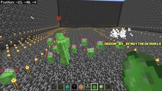 Minecraft Battle Slime Golem vs Slime