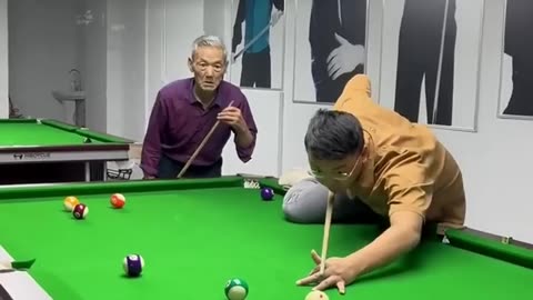 Cheating while playing billiards with grands