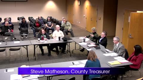 Steve Matheson Kootenai County Treasurer - Elected Officials Meeting - Jan 19 2022