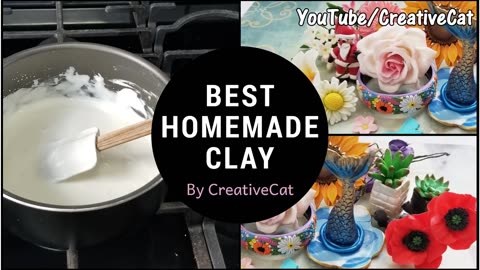 Home made clay for home decoration