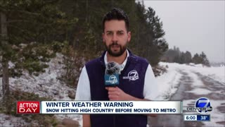 Weather man MELTS down on Live TV