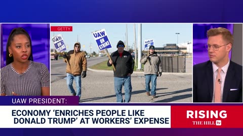 WATCH: UAW Strikers Say Biden Should STAY AWAY From Picket Line | Rising