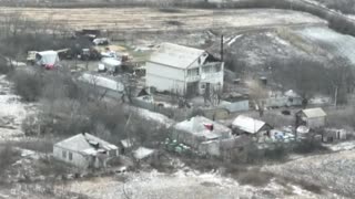 Ukrainian Military Show Battle For Novoselivske Settlement In Luhansk From A Drone