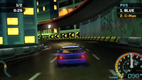 NFS Underground Rivals - Novice Lap Knockout Event 4 Race 1 Silver Difficulty(PPSSP HD)