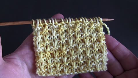 Rosehip Stitch - Knitting