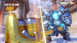 Overwatch Gameplay - Reinhardt - Sneaky Ult - Quadruple Kill