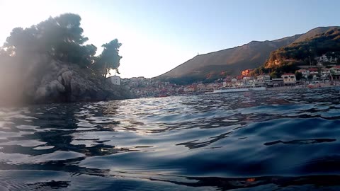 Parga Town from the Sea