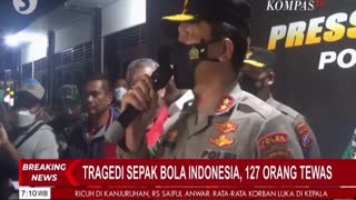 Indonesian tragedy-At least 174 dead after crowd crush at Indonesian football match