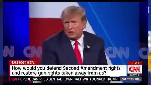 Trump Says It's the Person, Not the Gun That Pulls the Trigger, Vows to Defend the Second Amendment