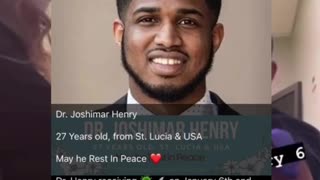 Dr. Joshimar Andre Henry - Fully Vaccinated Doctor Died Suddenly Just Months After Injection