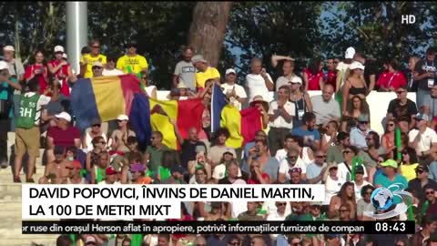 David Popovici, învins de Daniel Martin, la proba de 100 de metri mixt