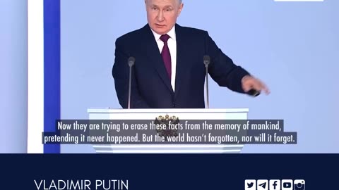 Putin: "Since 2001 alone, U.S.-instigated wars have left nearly a million people dead..."