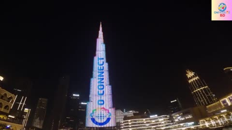 Onpassive Laser Show on Burj Khalifa in Dubai