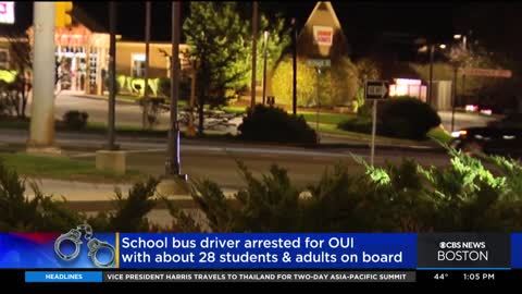 School bus driver arrested for drunk driving in Pembroke with 28 students onboard