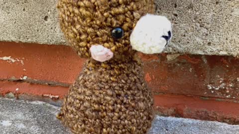 cute brown alpaca