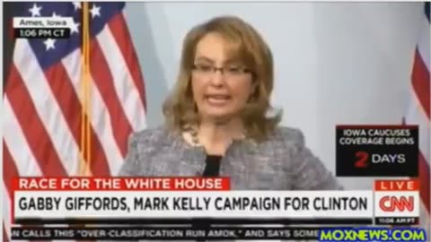 'FAKES Gabby Giffords & Her NASA LoverBoy Mark Kelly Campaign For Hillary & Gun Control' - 2016