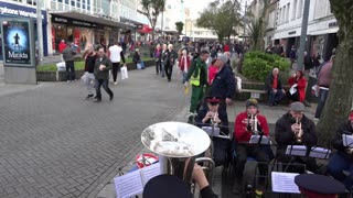 Salvation army Christmas tunes Ocean City Plymouth 22nd December 2018