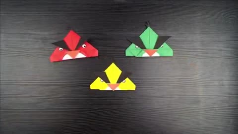 HOW TO MAKE A PAPER ANGRY BIRD