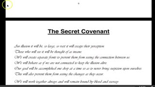 The Secret Covenant From 1920’s You Must Never Ever Know