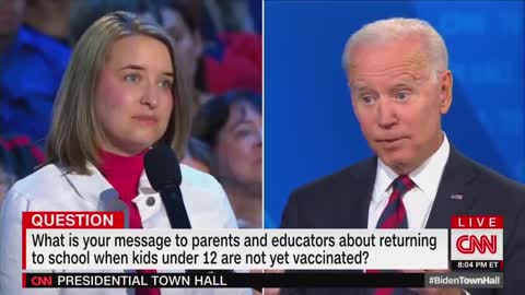 Biden: Kids Under 12 Being Forced to Mask in Schools Will Probably Happen