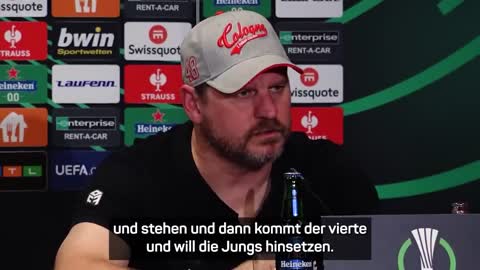 Steffen Baumgart mit legendärem Rant gegen die UEFA _ 1. FC Köln