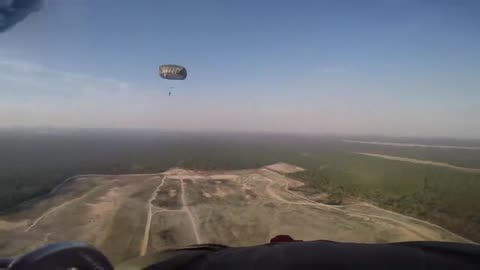 White Falcons Combat Equipment Daylight Jump from a C17