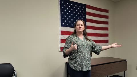 Kansas Representative Rebecca Schmoe at Kansans for Constitutional Integrity