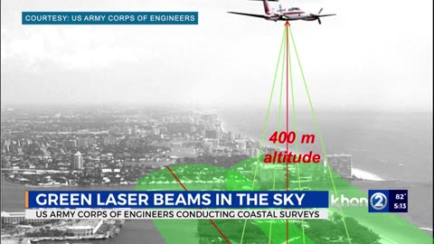 Green Laser Beams In The Sky Months Before The Maui Disaster Happened