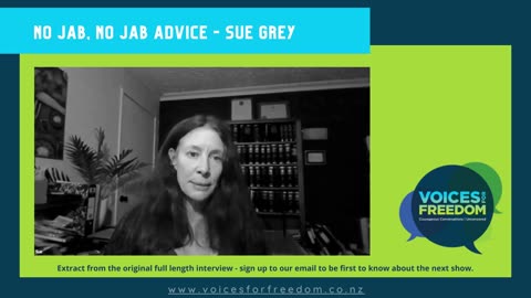 Sue Grey With Advice For Those Impacted By 'No Jab, No Job'