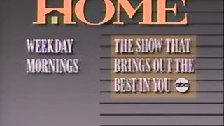 January 25, 1989 - Promo for ABC's 'Home' (aka The Home Show')