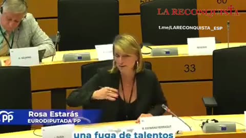 Eurodiputada del PP Rosa Estarás confiesa sus intenciones de introducir norteafricanos musulmanes.