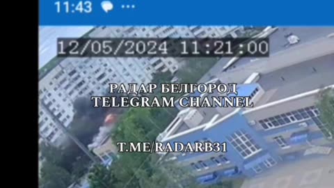 Breaking: The Moment Ukraine attack destroys 9 floors of an apartment building in Belgorod