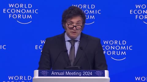 "Long live freedom !" Javier Milei's remarks to the World Economic Forum 2024