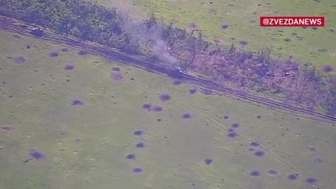 The moment of destruction of US armored vehicles during the Ukrainian offensive