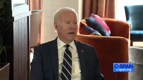 Stunning moment Biden tries to take questions but staff rushes reporters out of room
