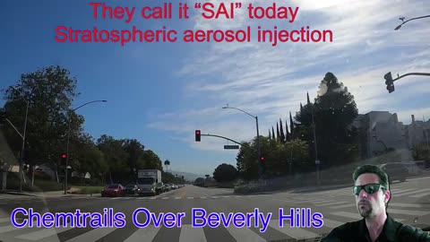 Chemtrails over beverly hills