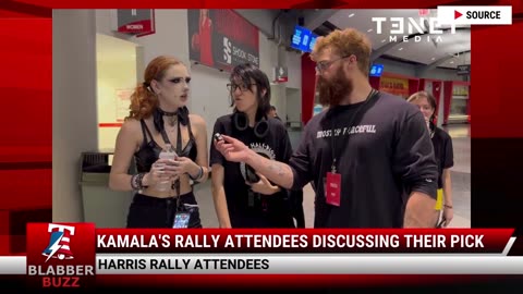 Kamala's Rally Attendees Discussing Their Pick