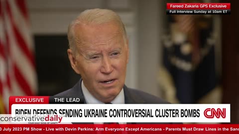 Conservative Daily Shorts: Xiden Bestows Cluster Bombs Upon Ukraine w Devin Perkins