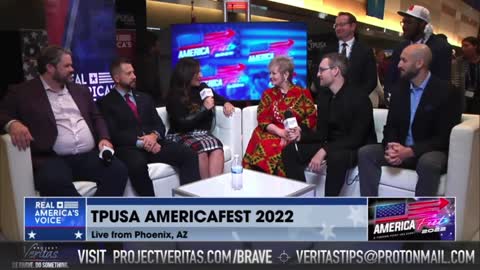 CBS Insider April Moss Interviews Fellow Project Veritas Whistleblowers At AMFEST 2022