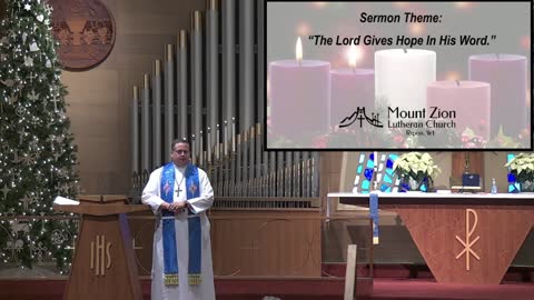 Mt. Zion Lutheran Church (WELS), Ripon, WI 12-4-22