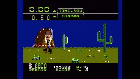 Wild Gunman - 1 Outlaw (Actual NES Capture)