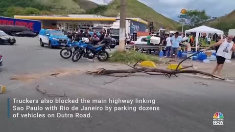 Brazilian Truckers Create Multiple Blockades In Support Of Bolsonaro